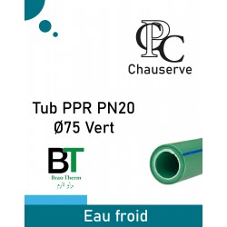 Tub PPR PN20 Ø75